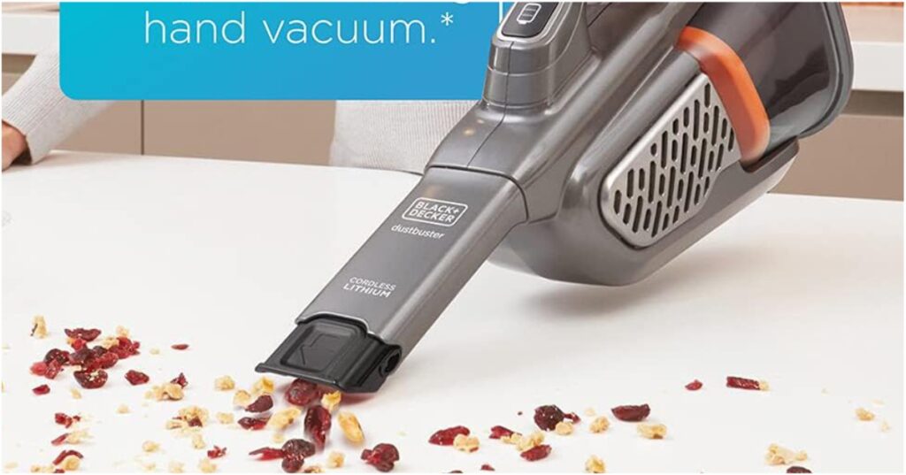 BLACK+DECKER Dusbuster Handheld Vacuum, Cordless (HHVK415B01) – VakuumKleena