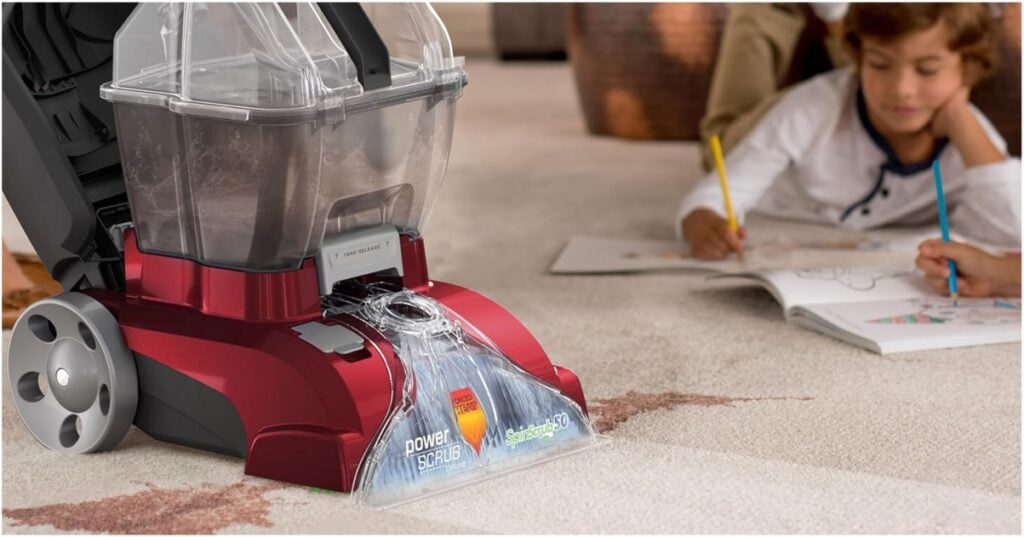 Hoover PowerScrub Deluxe Carpet Cleaner Machine, FH50150NC Review - VakuumKleena