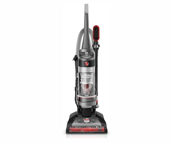 Hoover WindTunnel Cord Rewind Pro Bagless Upright Vacuum Cleaner, UH71300V, Black, UH71300 - VakuumKleena