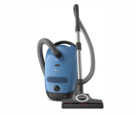 Miele Classic C1 Turbo Team Bagged Canister Vacuum, Tech Blue - VakuumKleena